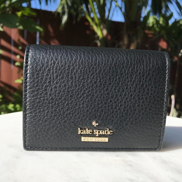 Kate Spade Blake Street Dot Annabella Black Wallet - Picture 1 of 5